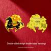 Pure Gold 999 Wealth-Attracting Mobile Sticker: Boost Luck and Prosperity