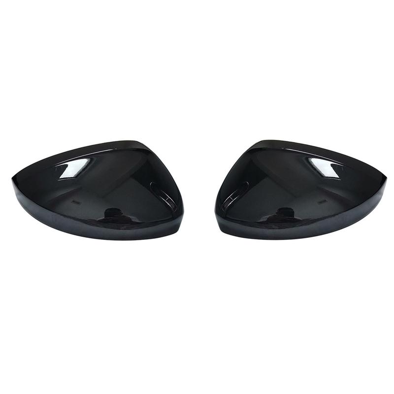 Rearview Side Wing Mirror Caps Cover For VW Tiguan Allspace L MK2 2017 2018   Replacement Matt Chrome