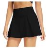 Women's Solid Color Bodybuilding Yoga Pleats Motion Short Skirt Pants