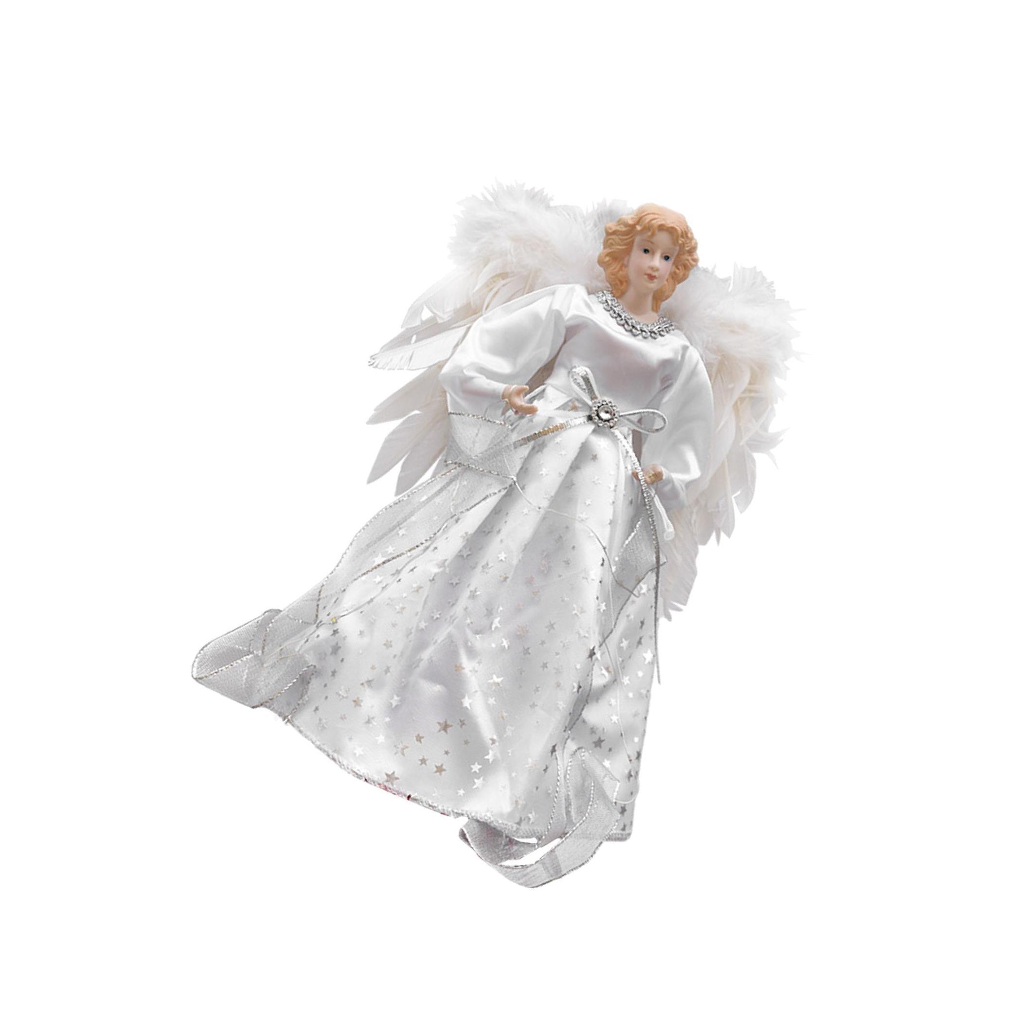 

Ангел на верхушку рождественской елки, 10 светодиодов, с подсветкой для рождественского украшения