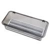 Transparent Flip-Top Plastic Storage Box for Tea Sets & More with Draining Lid