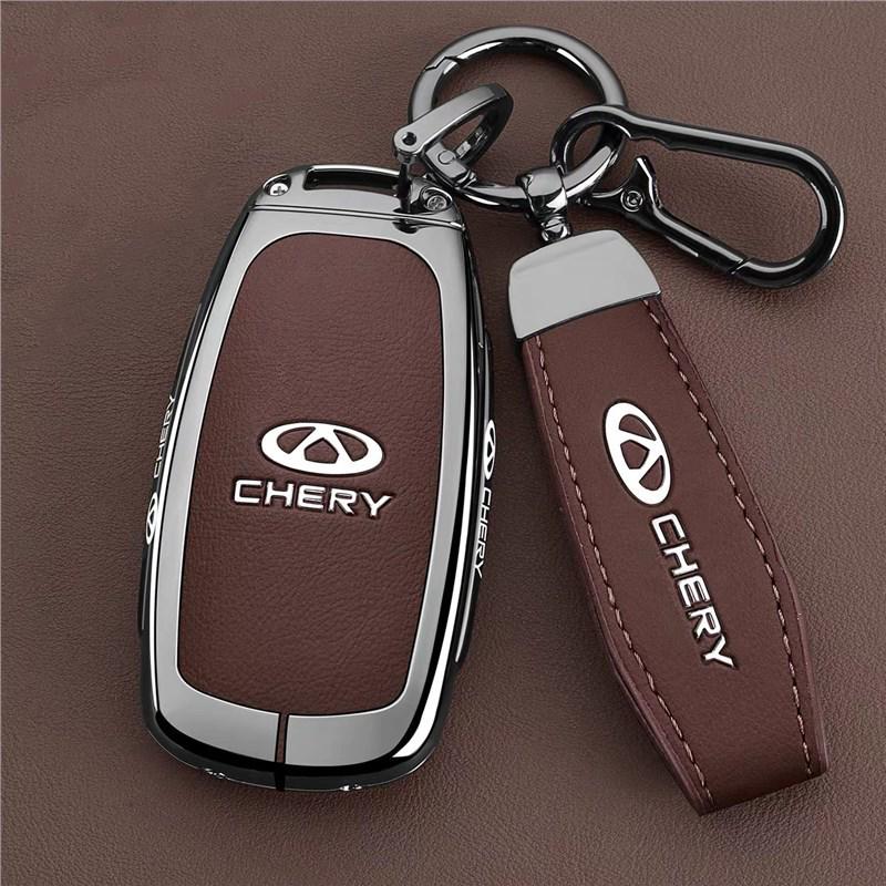 Чехол для ключа Chery Omoda для Tiggo 7 Plus/8 Pro/9 CDM/5X/8L Arrizo 8 Автомобильная сумка Пряжка Оболочка