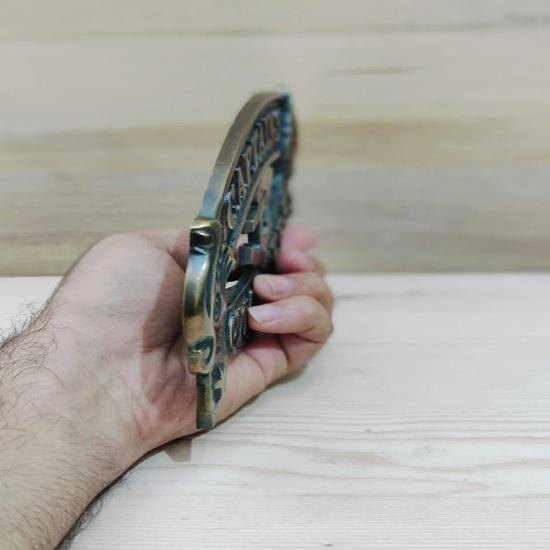 20,32 Cm Kapı Plakası Masif Pirinç, Denizci Cazibesi Kaptan Köşkü Tabelası, Plaka Gemi Tekne Tabelası Duvar Dekorasyonu, Denizcilik Dekorasyonu