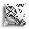 Nordic Black and White Simple Geometric Printing Pattern Cushion Cover Home Living Room Sofa Decoration Pillow Pillow Cover