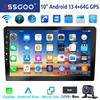 ESSGOO 7"/9"/10“ 2 DIN Android 13 4+64G Car Stereo Carplay Android Auto GPS Navigation Bluetooth FM RDS Radio WIFI Touchscreen
