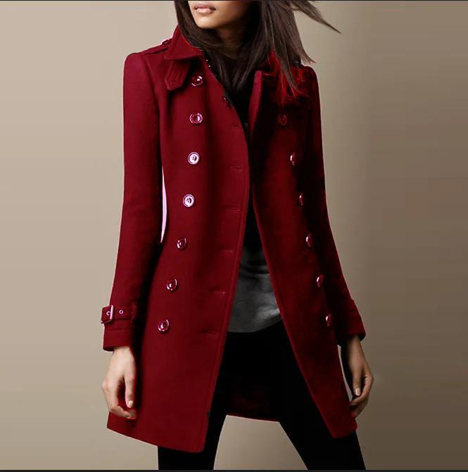 2026 Autumn/Winter European Woolen Women's Mid-Length Coat