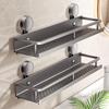 YIWEI No-Drill Suction Bathroom Storage Shelf