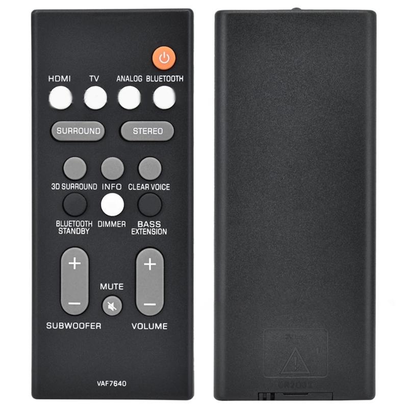 Speaker Sound BAR Remote VAF764 for ATS-1080 ATS1080 YAS-108 Bluetooth-compatible Remote Universal
