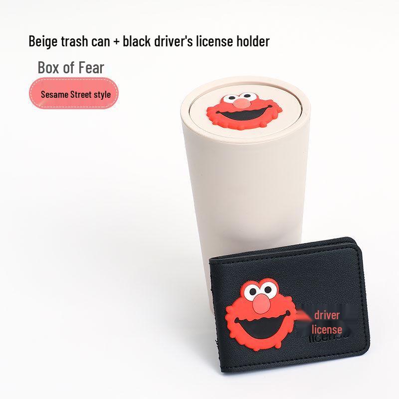 Mini Car Trash Can & Cup Holder – Cute & Creative Interior Storage