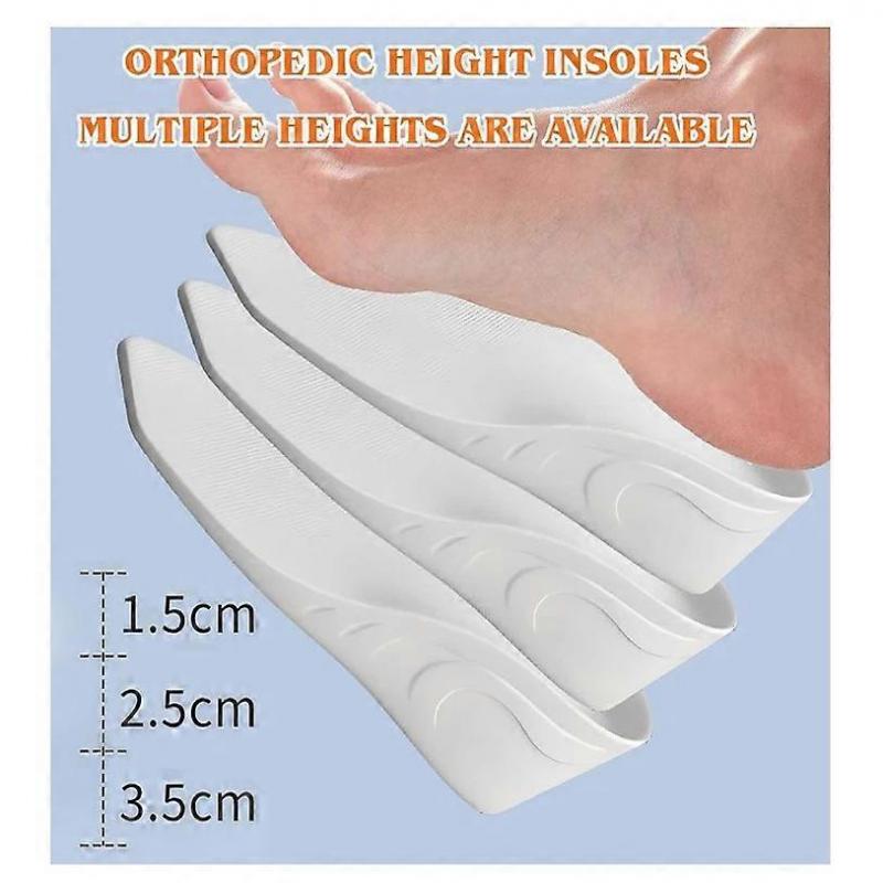 Faditi Orthopedic Highpads 3.0, Height Increase Insoles Men Women Arch Support