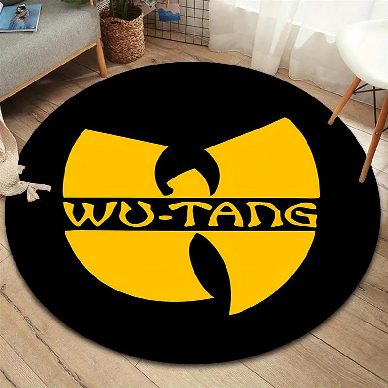 

Wu-Tang Clan Round Area Rug,Carpet Rug for Living Room Bedroom Sofa Playroom Decor,Non-slip Floor Mat 80cmx80cm
