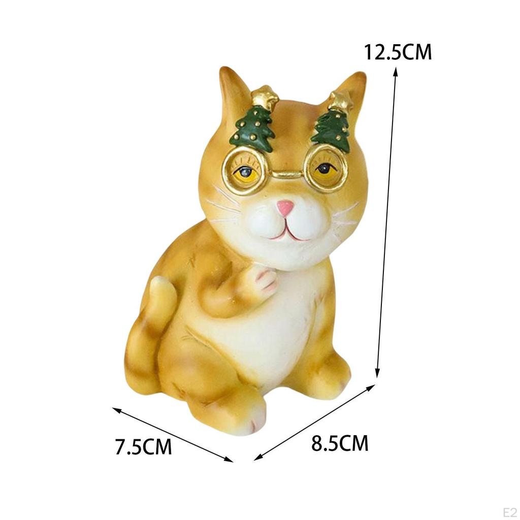 Cat Statue Home Decoration, Ornaments for Modern Decoration Large Animal Sculpture