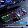 AOC KM100 Wired RGB Gaming Keyboard and Mouse Set