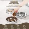 Stainless Steel Non-Slip Slow Feeder Bowl for Dogs and Cats