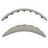 High Quality Memory Foam & Protein Leather Breathable Headband Cover Replacement for QC35/QC45 Headband-Black/White