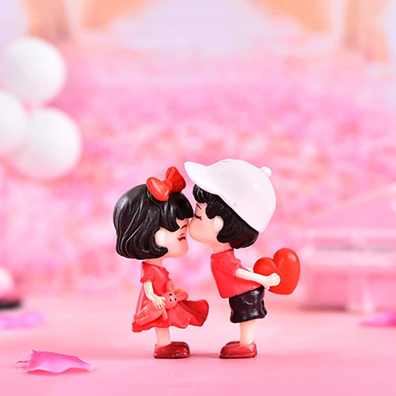 Lovers Couple Miniature Mini Doll Diy Terrarium Figurines Fairy Garden Decor