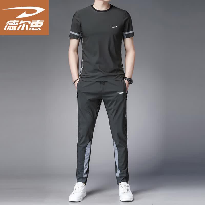 Deerhui Men s Summer Quick-Dry Outdoor Sports Set XL