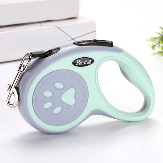 Retractable Dog Leash Heavy Duty 16Ft Tape Leash Tangle-Free Leash with One-Button Control Comfortable Handle for Small Medium Dogs