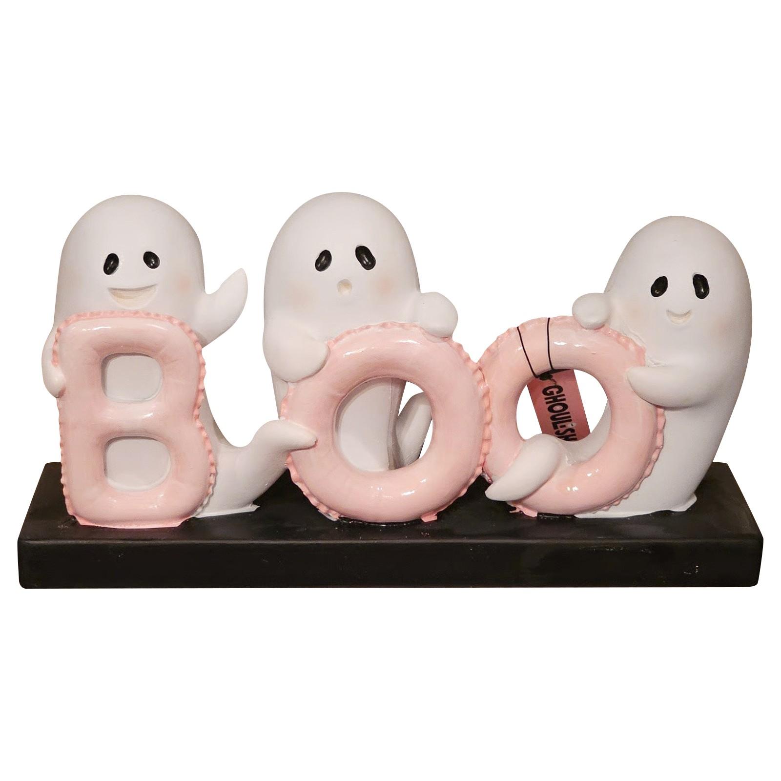 

Коллекционные фигурки для украшения на Хэллоуин - Декор на Хэллоуин для дома, милые скульптуры, табличка для угощения или тематической вечеринки, настольный декор One Size