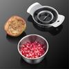Pomegranate Peeling Artifact Deseeder Tool with Bowl Kitchen Juicers Peeler Convenient Stainless Steel Fruit Opener