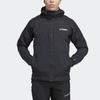 adidas Terrex Xperior Hybrid Rain Jacket Men Outerwear Black HN2912