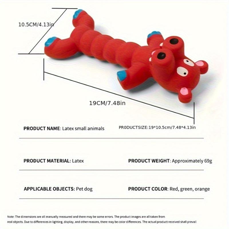Dog Squeaky Toy, Teddy Bulldog, Teeth Cleaning Chew Toy, Durable and Bite-Resistant Pet Supplies, Self-Entertainment Dog Toy
