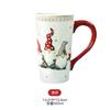 Nordischer Weihnachtsmann Keramik Geschirr und Tafelgeschirr Relief Reis Salatschüssel Westlicher Stil Flacher Teller Tasse Teekanne