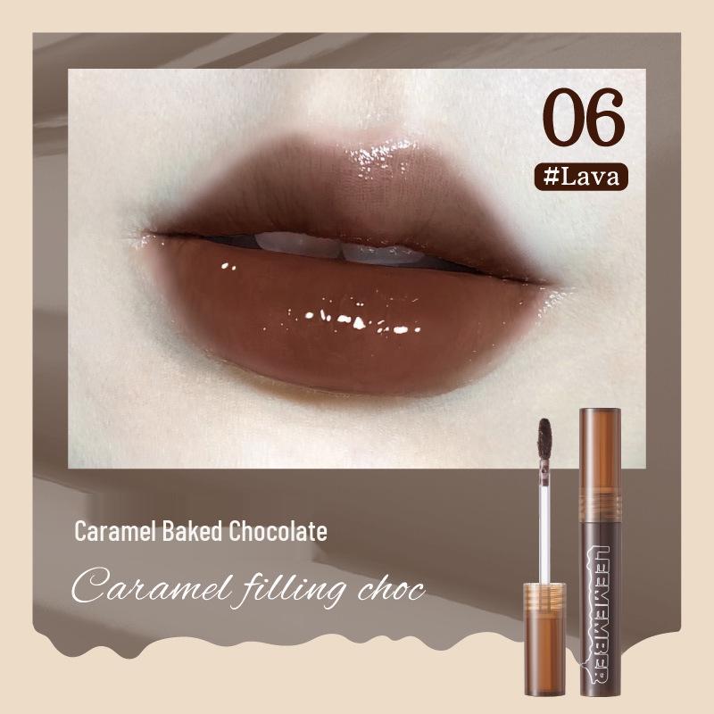 

LEEMEMBER Water Essence Series: Lychee Melon Lip Gloss, Chocolate Matte Lipstick, Affordable Lip Glaze