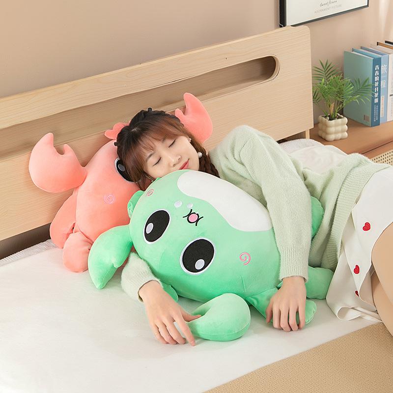 Cute Bubble Crab Doll Plush Toy Girl Bed Sleeping Doll Warm Heart To Accompany Girlfriend Birthday Gift