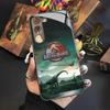 Jurassic Park Dinosaur Phone Case For Samsung Galaxy S25 S24 S23 S22 S20 S21 Note20 Ultra Plus Fe Colored Silver Cover