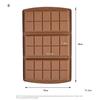 3-In-1 Chocolate Bar Molds Silicone Bars Break Apart Wax Melt Mould Easy Release Rectangle Durable
