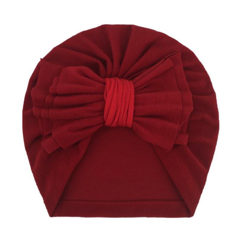 New baby products, baby bow headscarf hat, children's autumn and winter warm hat, girls' hat
