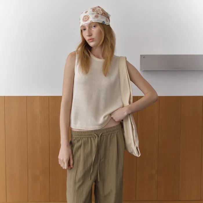 LOU CANVAS BAG_IVORY
