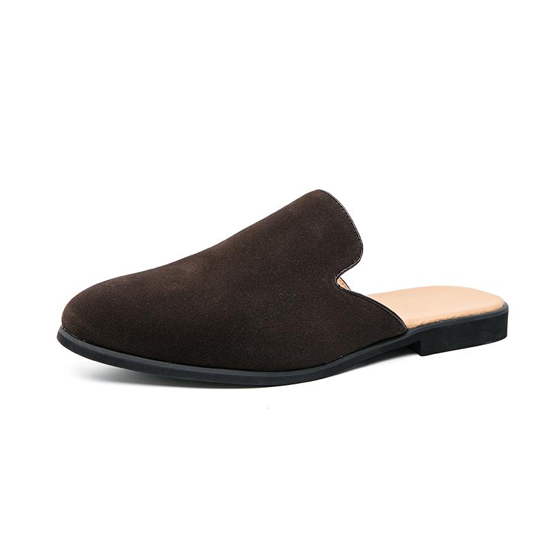 Fashion Hot Selling Men's Suede Shoes Europe America Soft Soled Comfortable Loafers Versatile Daily Men's Flat Shoes Free Delivery