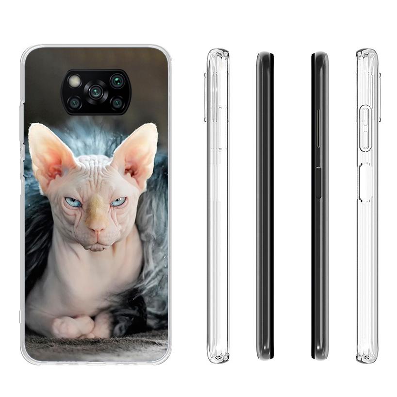 Lavaza Sphynx Sphinx Cat Cover Phone Case For Xiaomi Poco F7 Ultra X7 X6 X5 Pro M7 Redmi 15C 15 13C 13 12C 12 10C 10 9A 9C 9T 9