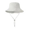 Leichter Eimerhut mit verstellbarem Kinnriemen Weicher Stoff Breiter Rand Lässiger Outdoor-Sonnenschutzhut für Damen und Herren