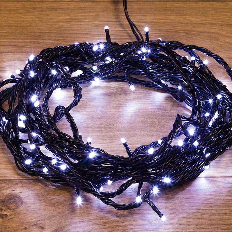 

Garland Neon-night twinkle Light 10 M Black Pvc 100 Diodes Color White 303-135