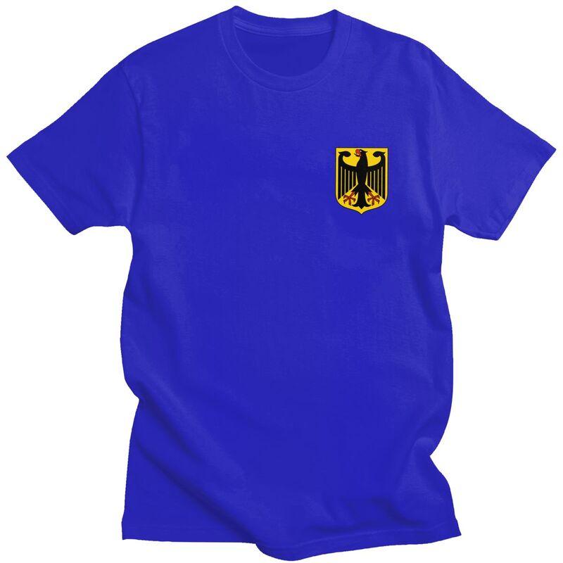Custom Male Coat Of Arms Of Germany T Shirt Short Sleeve Cotton Tshirt Tshirt Leisure German Flag Eagle Tee Slim Fit Clothing