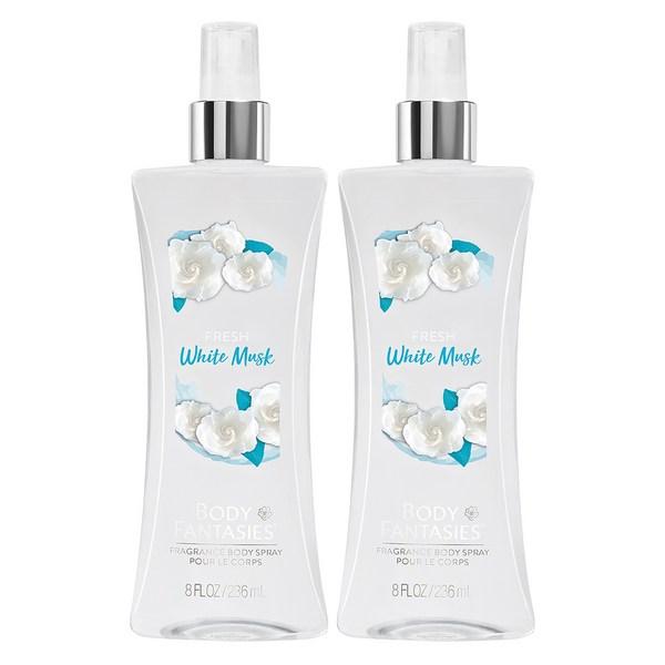 

Body Fantasy Body Mist Fresh White Musk, 236ml, 2 units