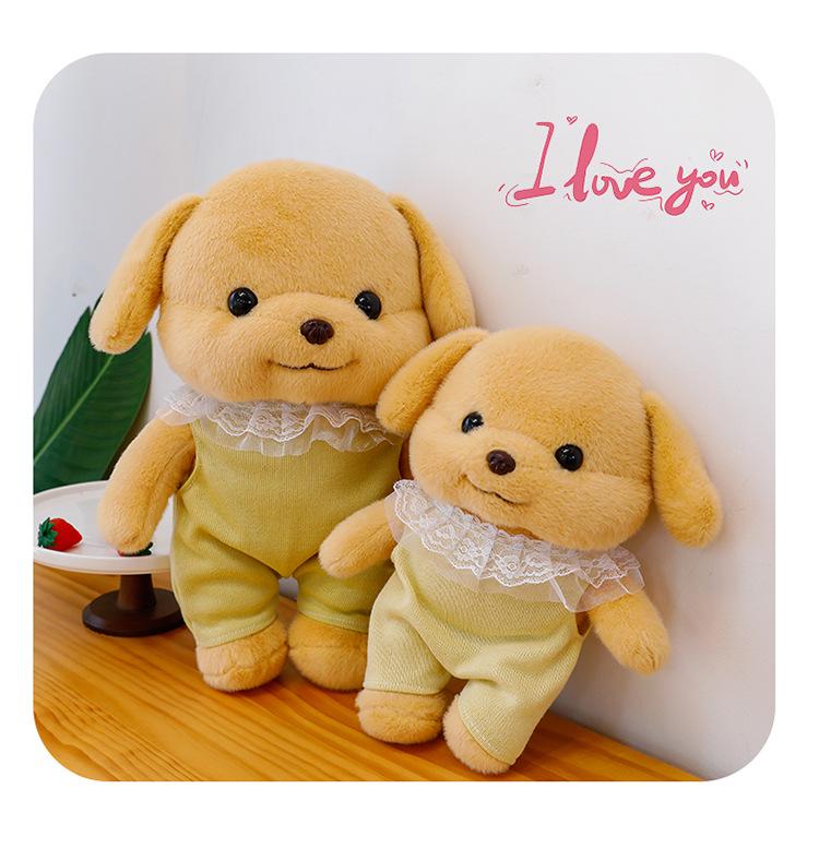 Senbei Poodle Doll Plush Toy - Cute Qixi or Children's Day Gift for Girlfriend