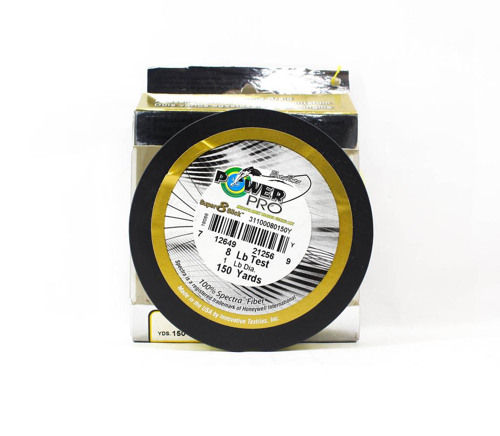 Power Pro Super 8 Slick Spectra Line 8lb by 150yds Yellow (2569)