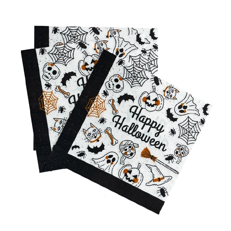 Halloween Papierservietten Geburtstag Hochzeit Feier Party Dekoration Lustige Handtücher