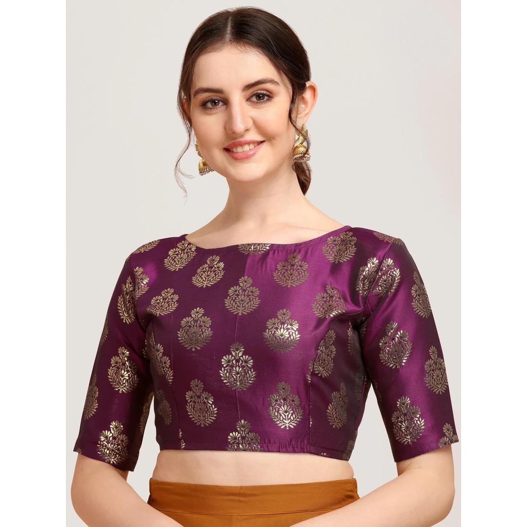 Beautiful Party Wear Designer Blouse Indian Women's Half Sleeves Ethnic Choli