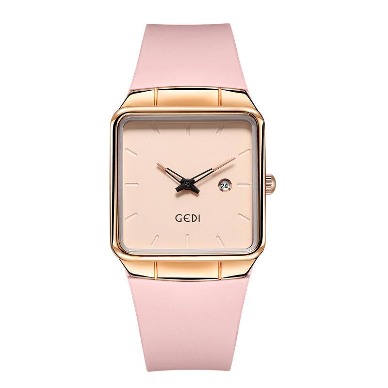 

Simple And High-Value Silicone Watch Large Plate Calendar High-End Women S Watch Fashion Waterproof Quartz Watch