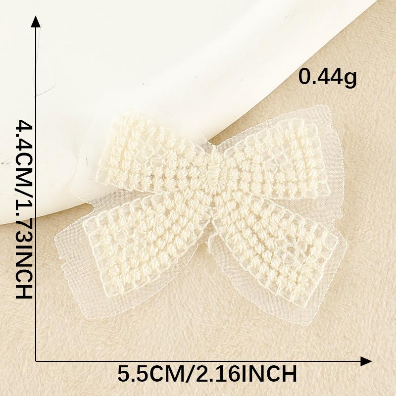 Embroidery Label Hair Accessories Flower Lace Embroidery Stickers DIY Patch Stickers Clothing Accessories Cloth Label Cloth Stickers