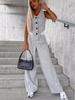 2024 Women's Cross-Border Casual Vest Fashion Set