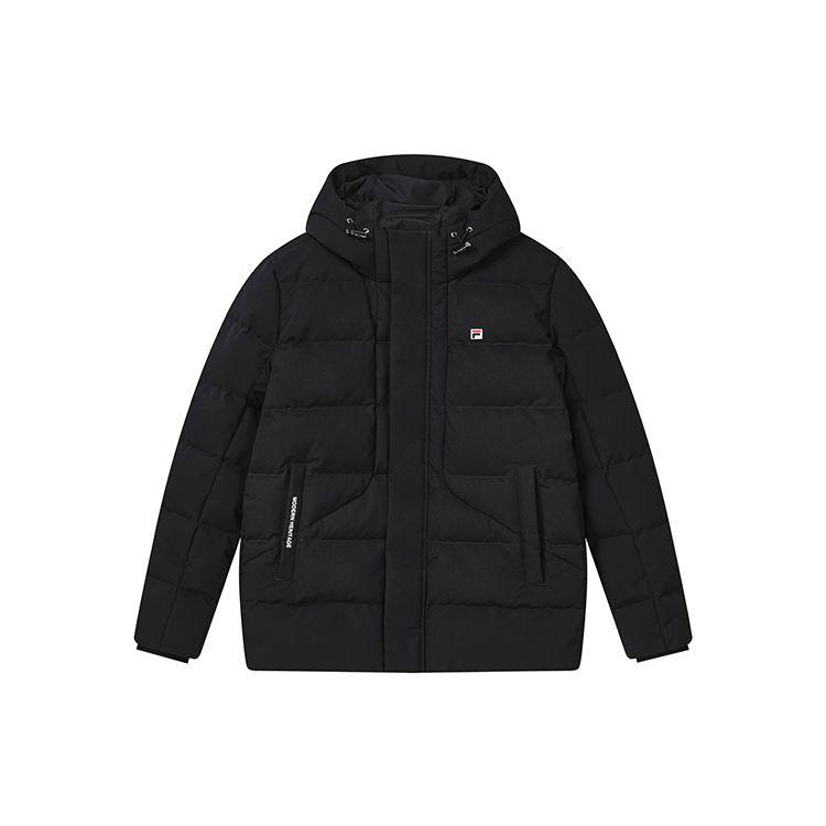 

FILA Logo Casual Warm Zipper Down Jacket Men Jackets Legendary-Blue F11M241906F-NV M