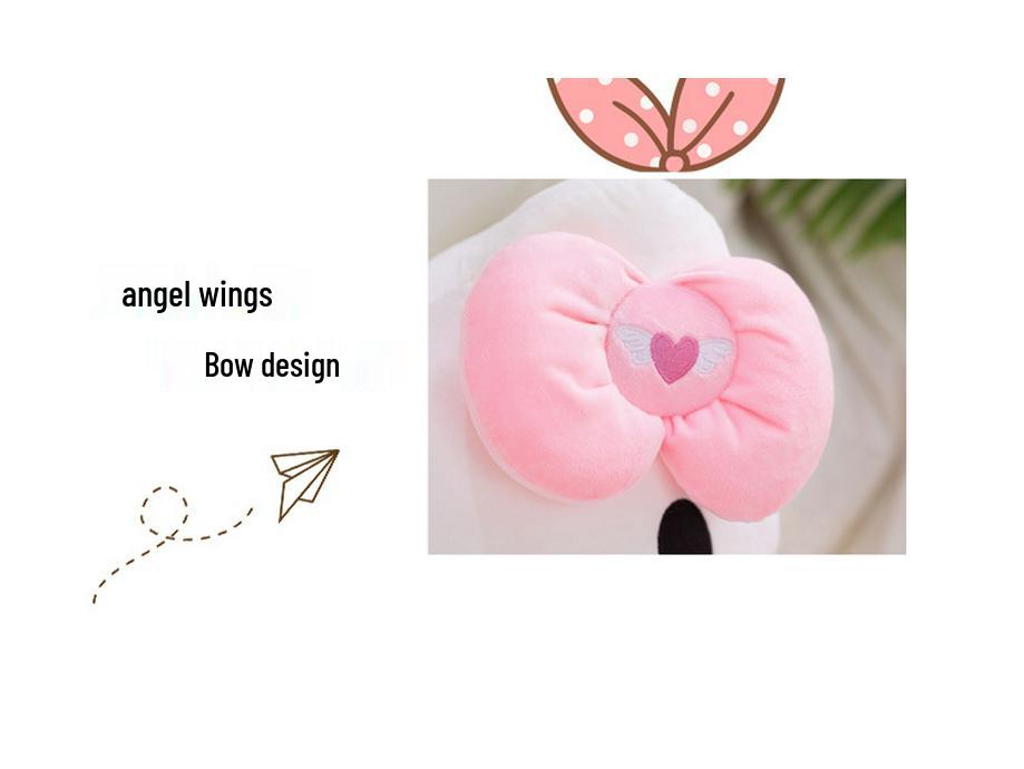 Angel Cat Plush Toy - Heart-Holding Cat Girl Doll, Children's Pillow, Perfect Gift or Claw Machine Prize