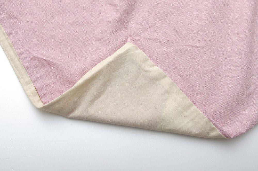 IKEHIKO Washable Indian Cotton Duvet Cover "Colon (Saran) NSK" Single Size, Pink, Approx. 105 x 215 cm