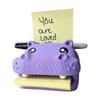 Cartoon Style Desktop Storage Box Hippo Shaped Desktop Storage Organizer  Office Use